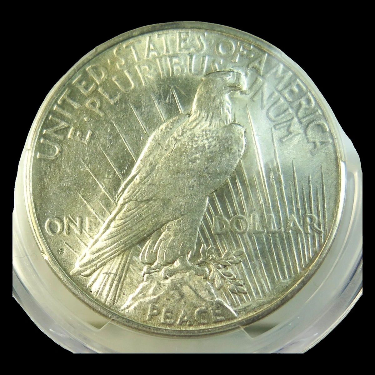 1926 Peace Dollar: reverse doubling and clash