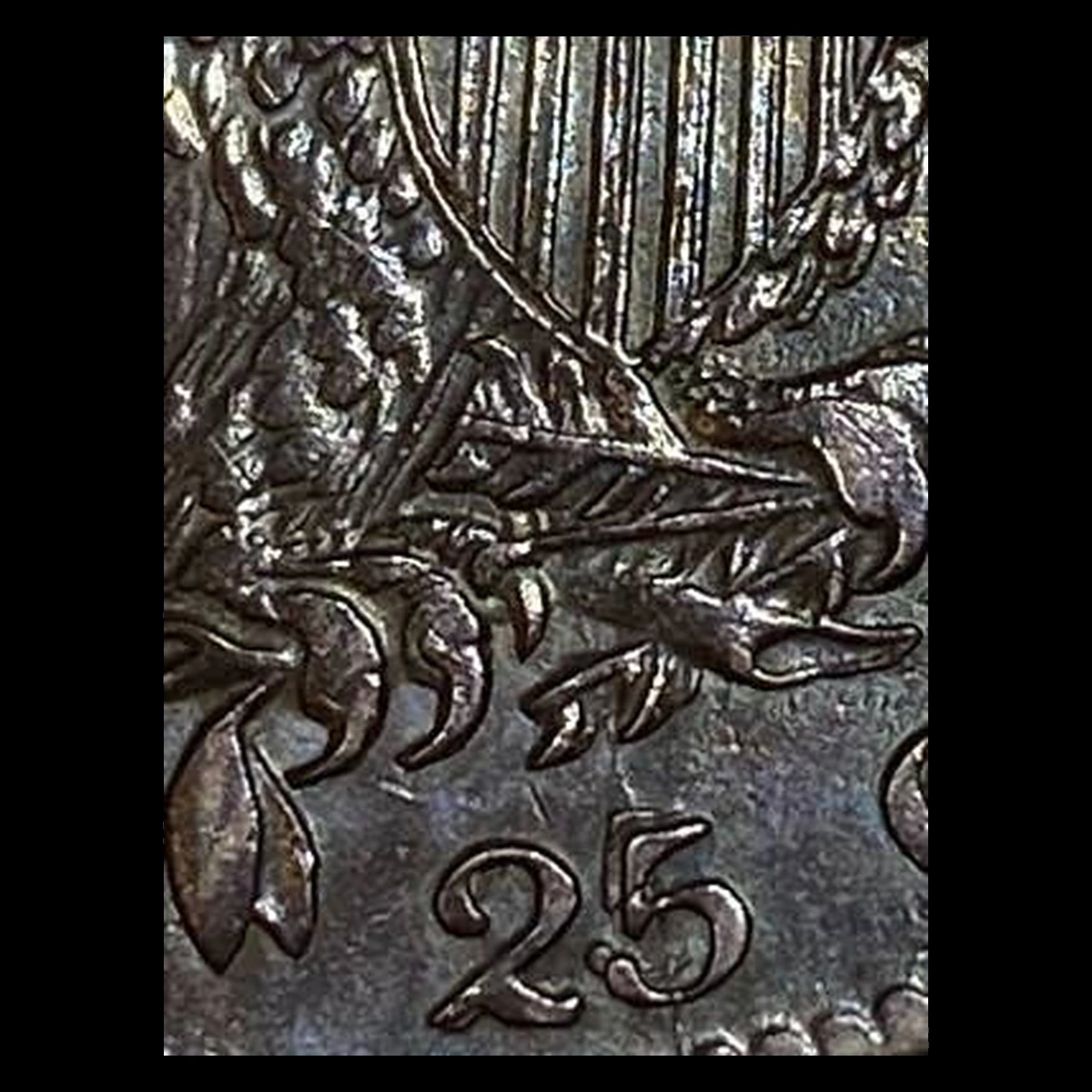 1819 Capped Bust Quarter: Repunched Design