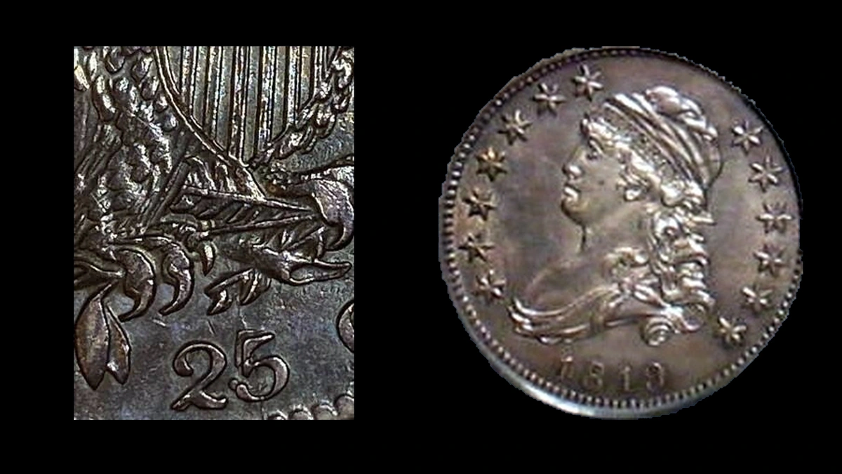 1819 Quarter Errors — error coin photographs