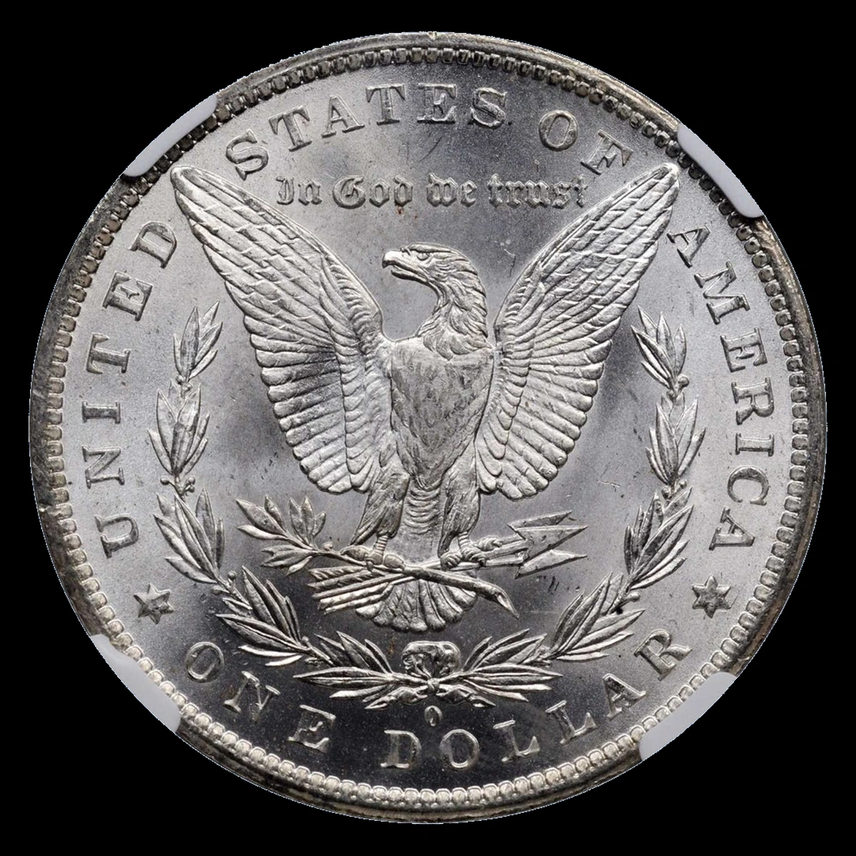 1884 Morgan Silver Dollar: Repunched Mintmark