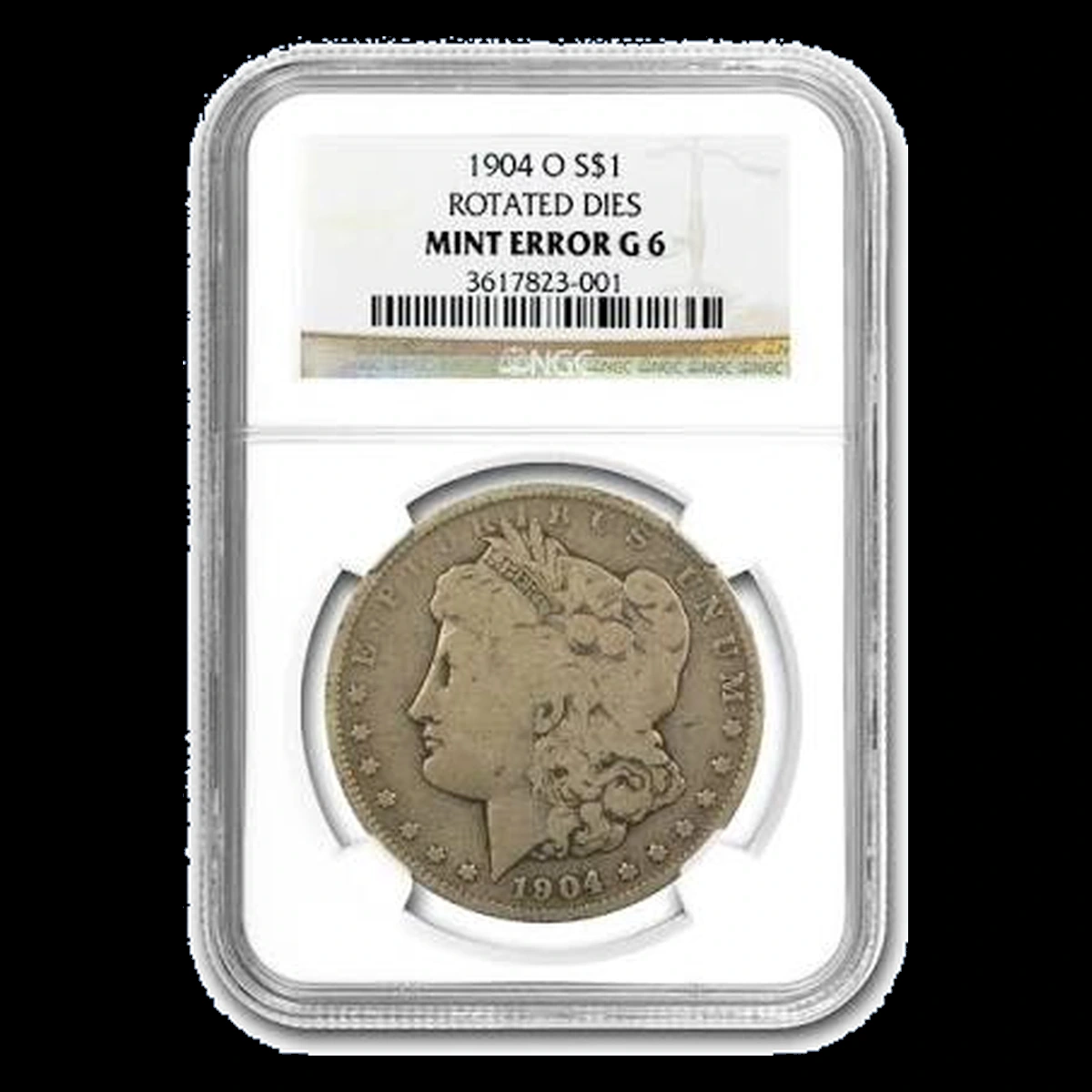 1904 Morgan Silver Dollar: Rotated Dies