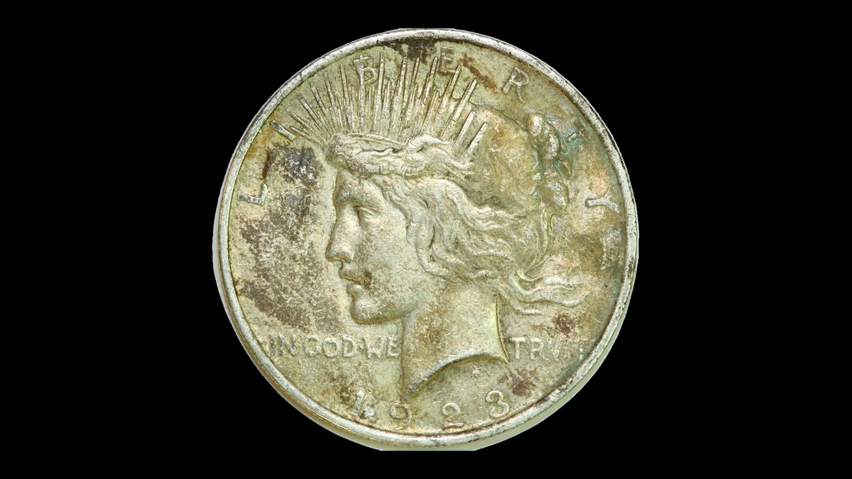 1923 Peace Dollar: Doubled Die Obverse