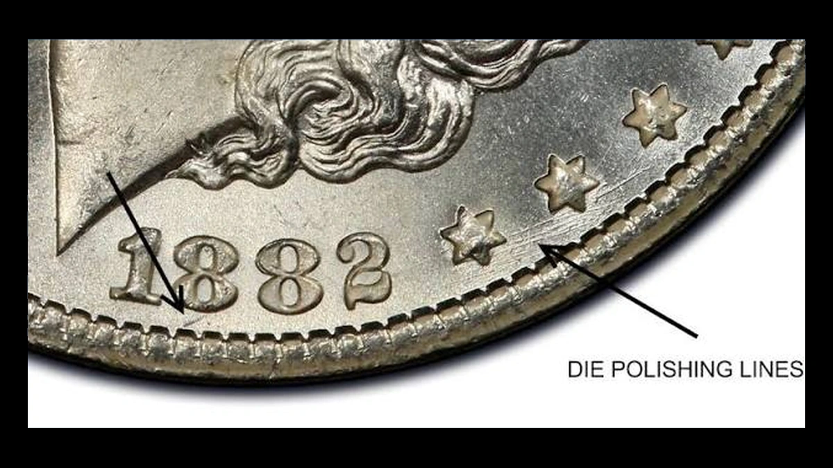 1882 Morgan Silver Dollar: Misplaced Date