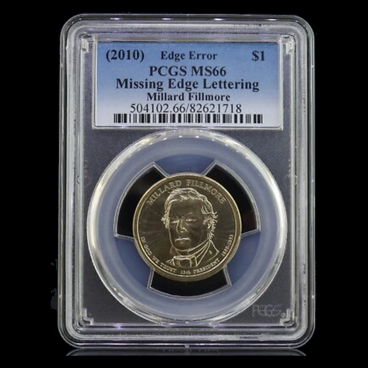 2010 Presidential Dollar: Missing Edge Lettering