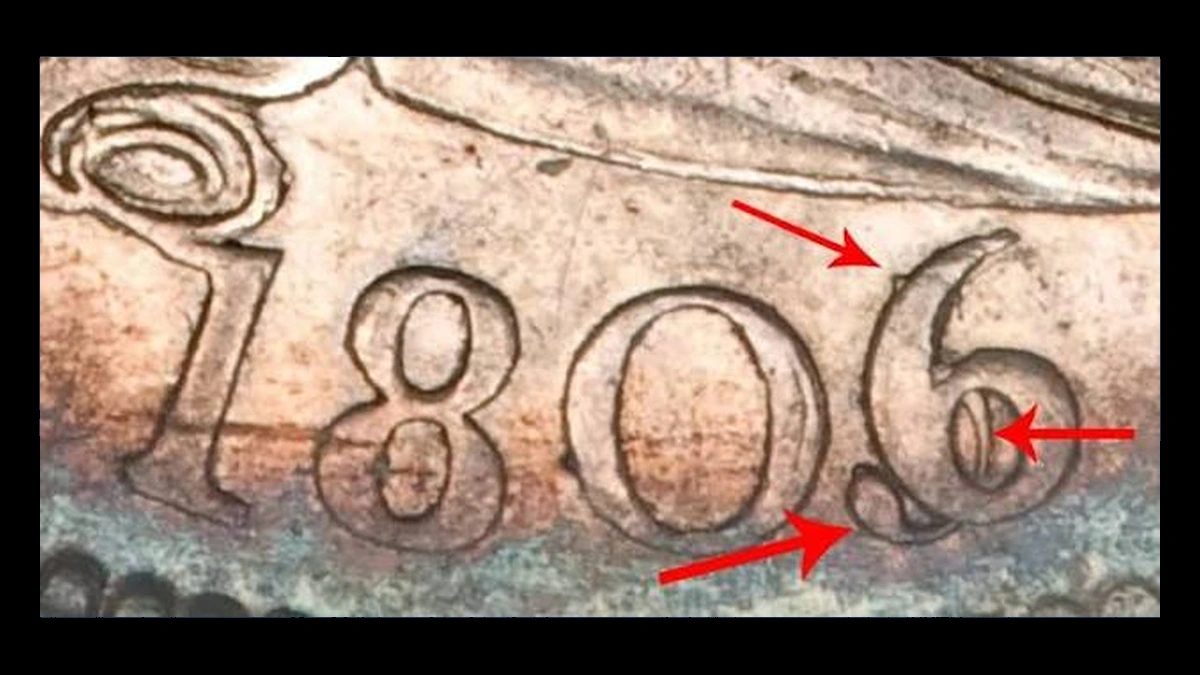 1806 Draped Bust Quarter: Overdate