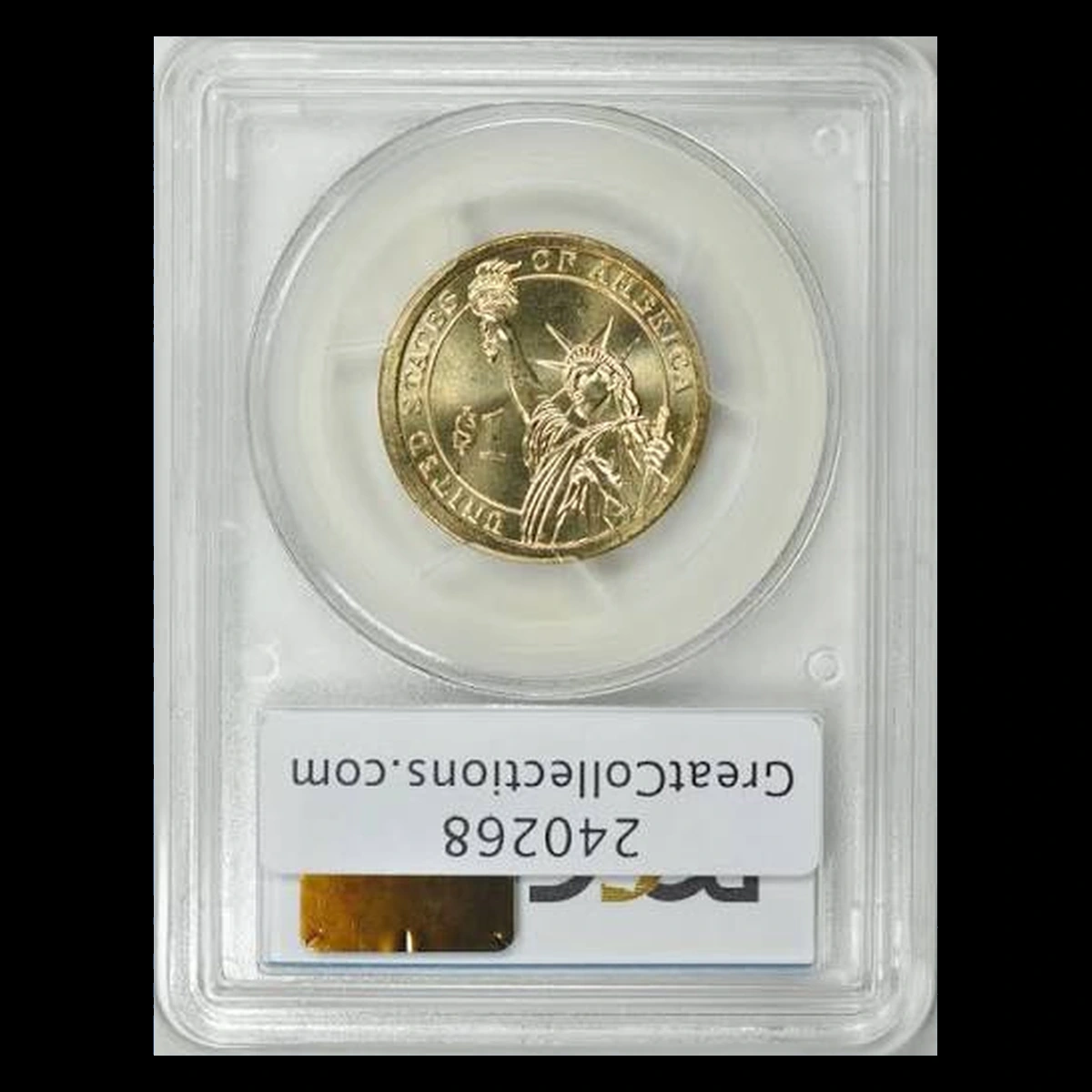 2012 Presidential Dollar: Missing Edge Lettering