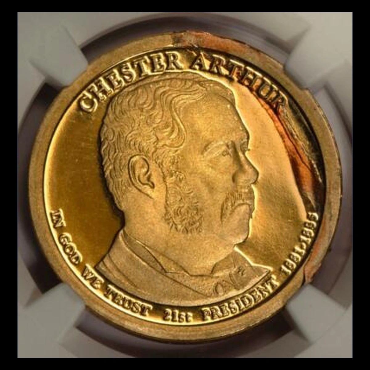 2012 Presidential Dollars: Struck Through