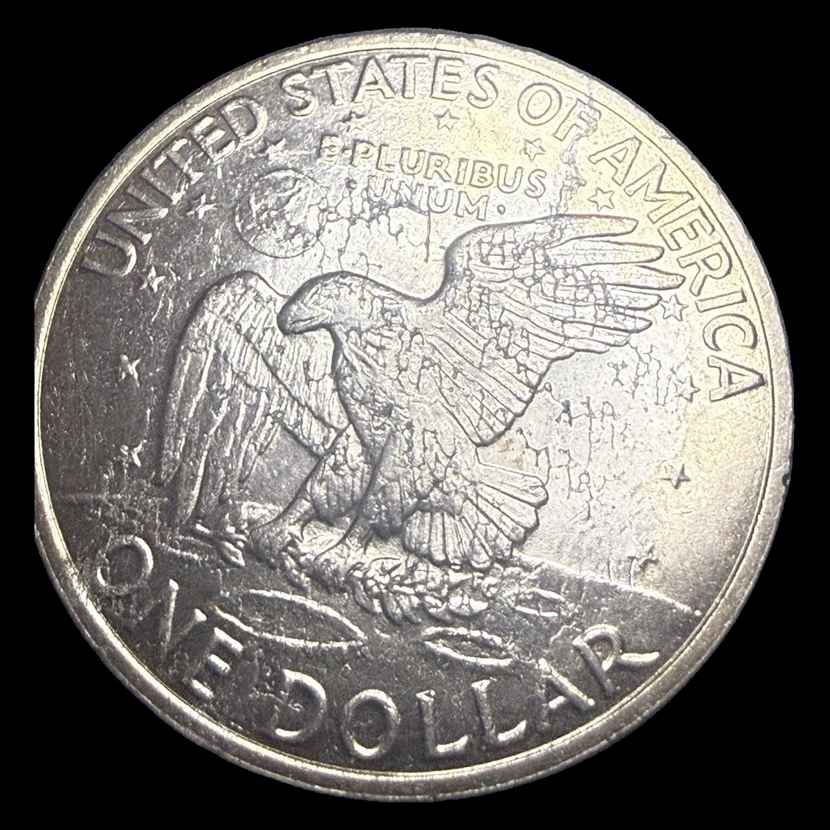 1971 Ike Dollar: Lamination