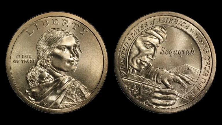 2017-P Pos.A Sacagawea Dollar, obverse and reverse