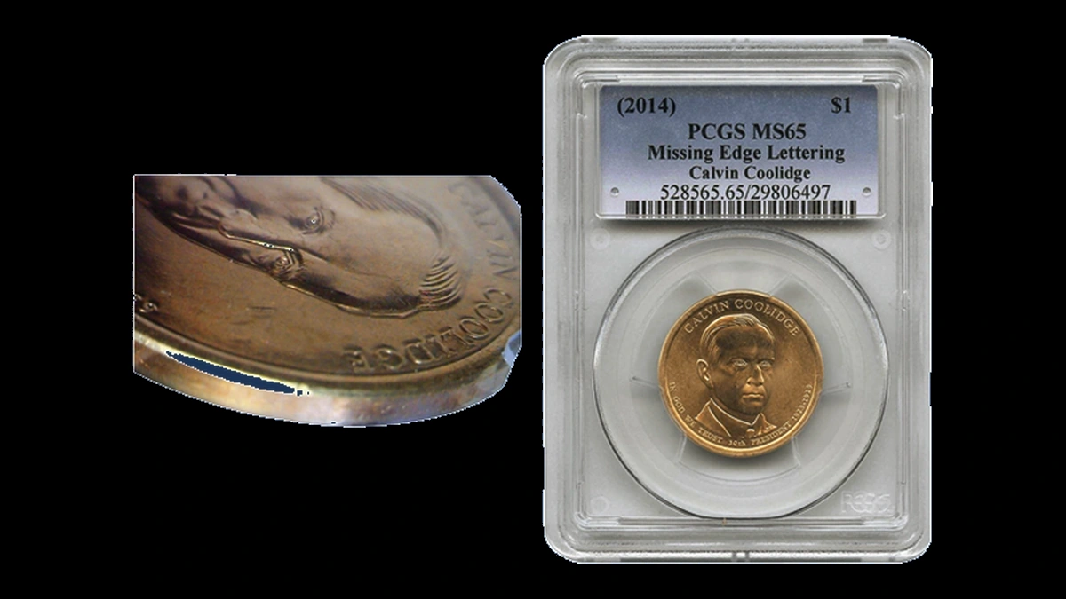 2014 Presidential Dollar: Missing Edge Lettering