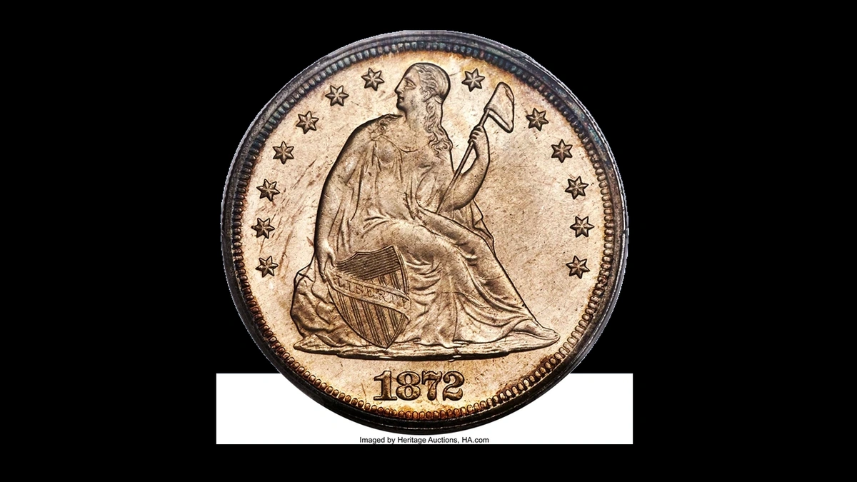 1872 Dollar Errors — error coin photographs