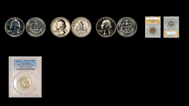 1968 Quarter Errors — error coin photographs