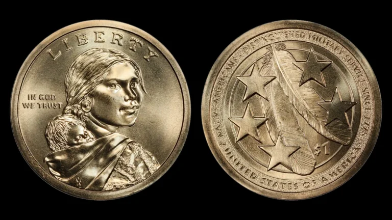 2021-P Pos.A Sacagawea Dollar, obverse and reverse