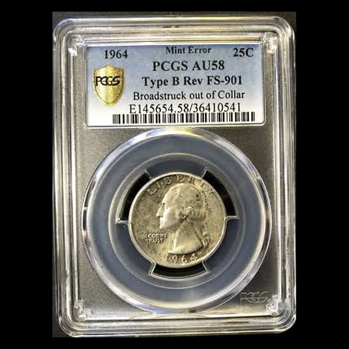 1964 Washington Quarter: Broadstrike