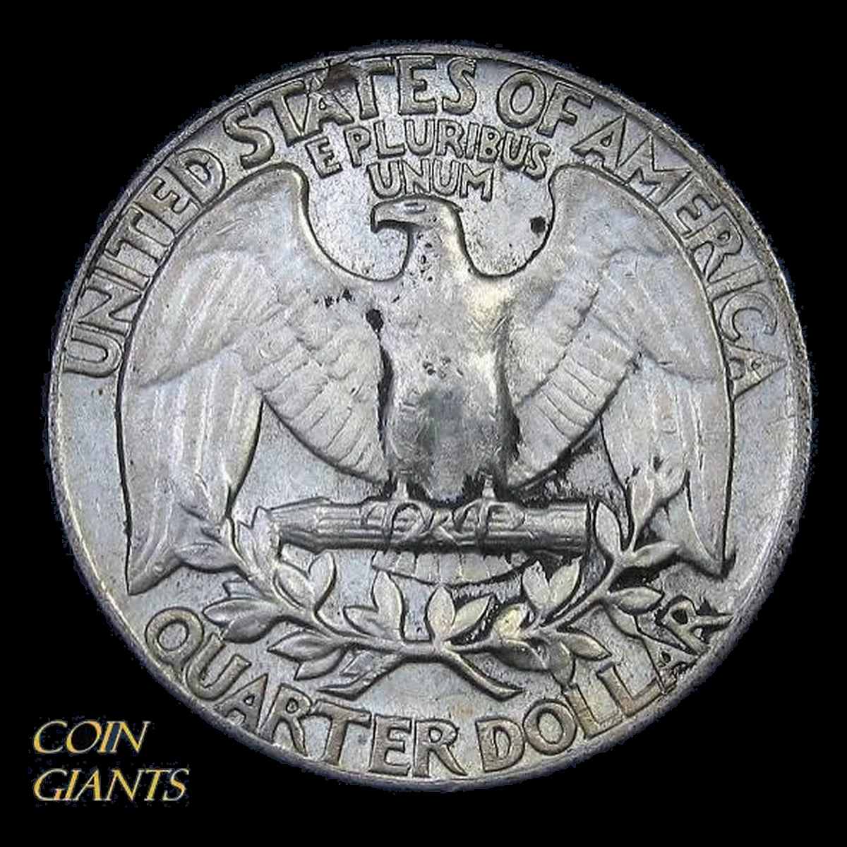 1964 Washington Quarter: Defective Planchet
