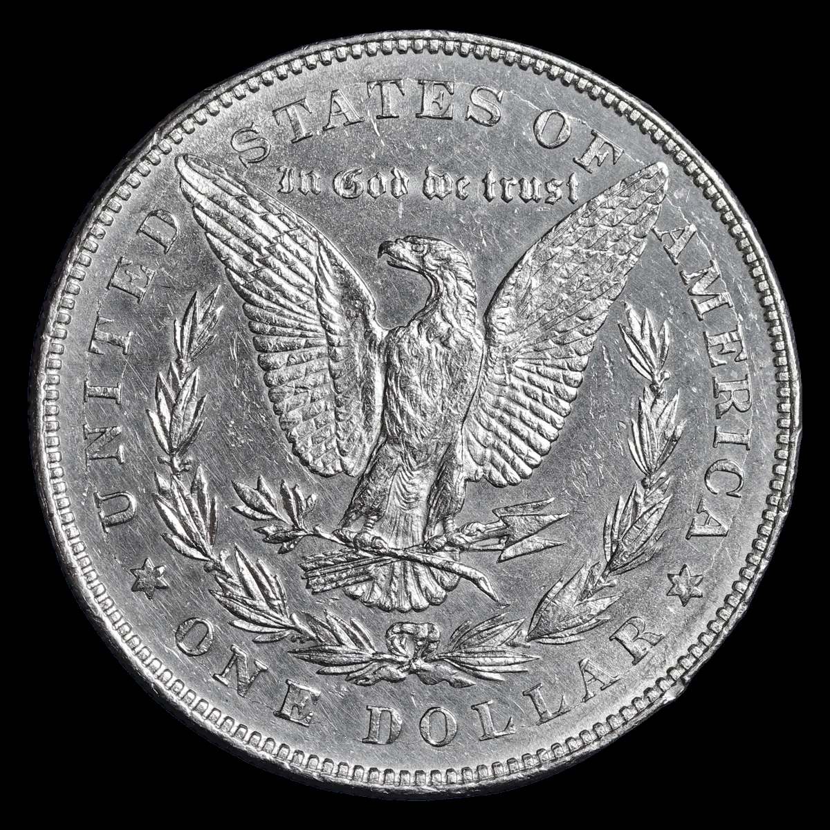 1878 Morgan Dollar: Die Break