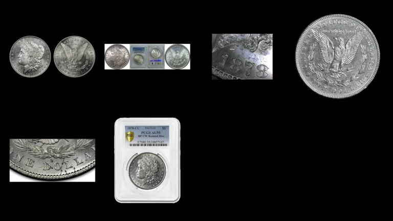 1878 Morgan Dollar Errors — error coin photographs
