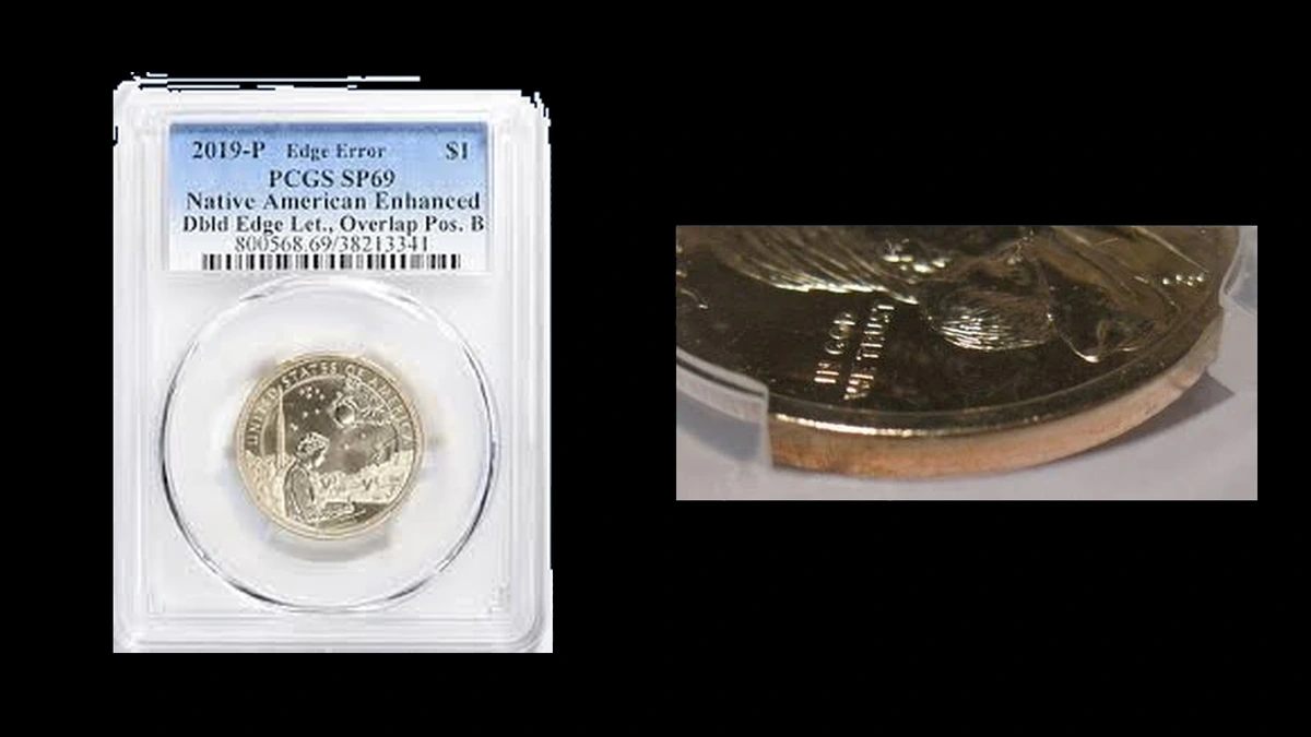 2019 Sacagawea Dollar Errors — error coin photographs