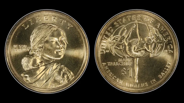 2023-P Pos.A Sacagawea Dollar, obverse and reverse