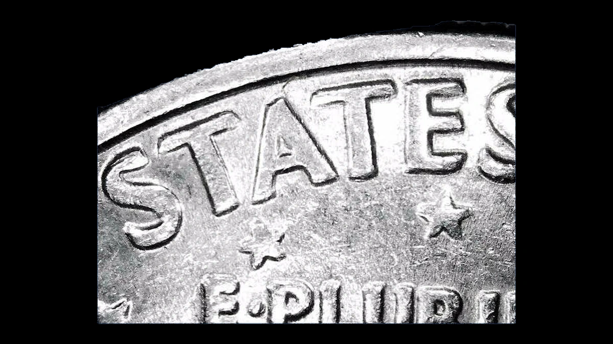 1972 Eisenhower Dollar: Doubled Die Reverse