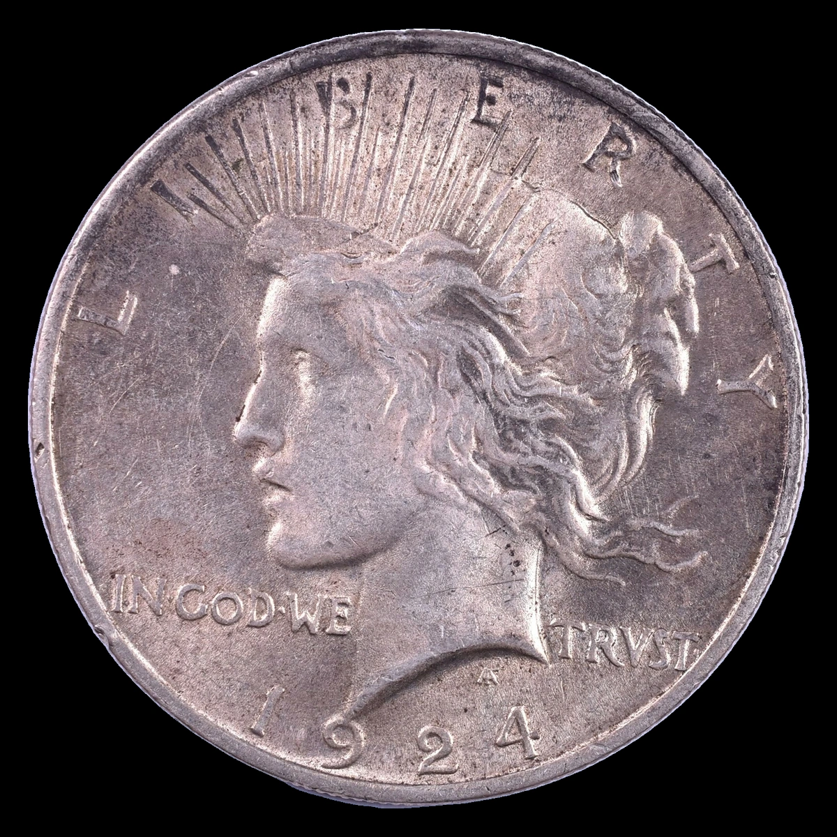 1924 Peace Dollar: Die Break