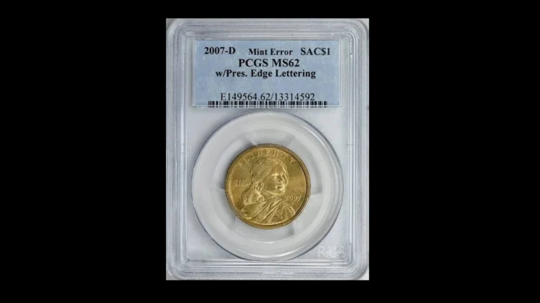 2007 Sacagawea Dollar Errors — error coin photographs