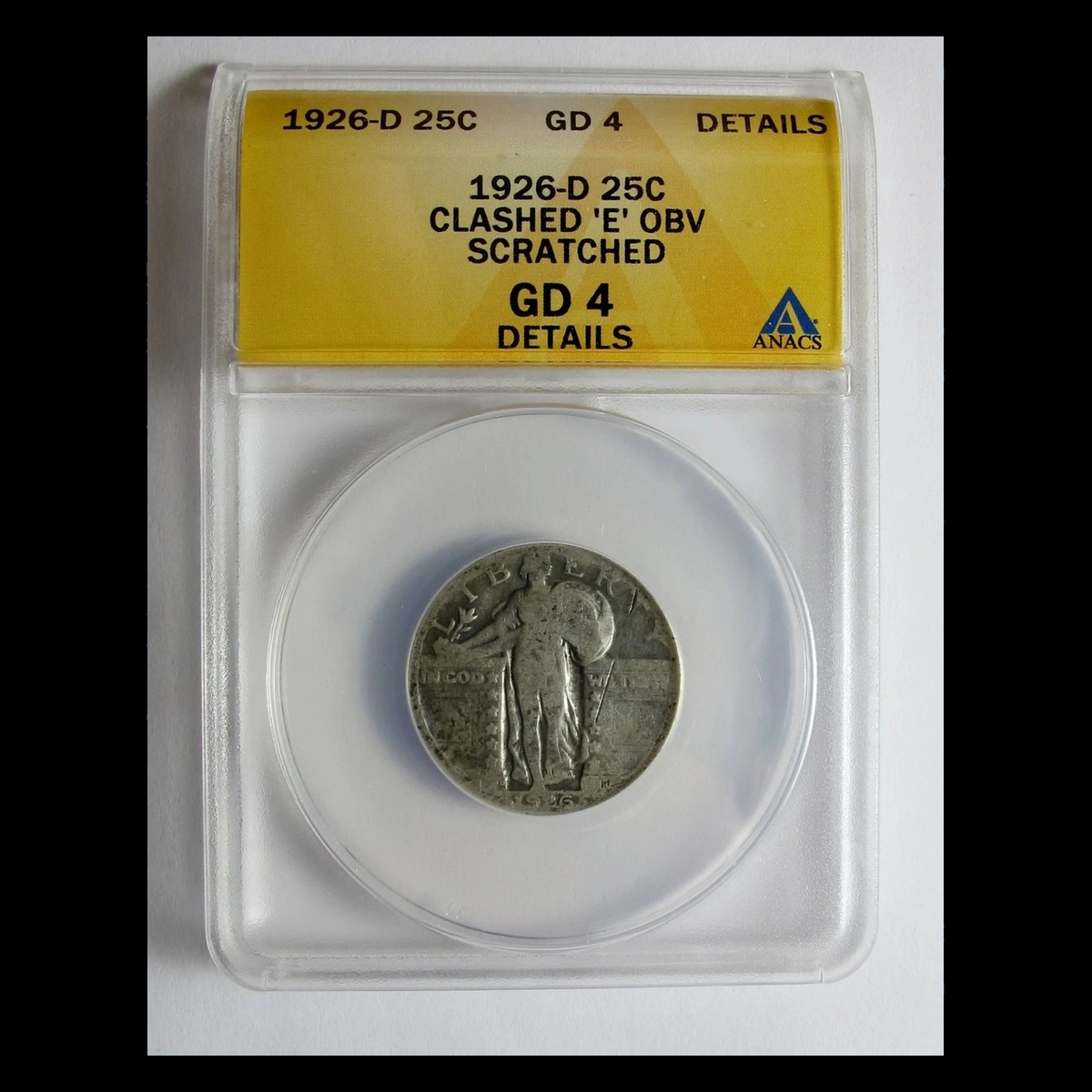1926 Standing Liberty Quarter: Die Clash