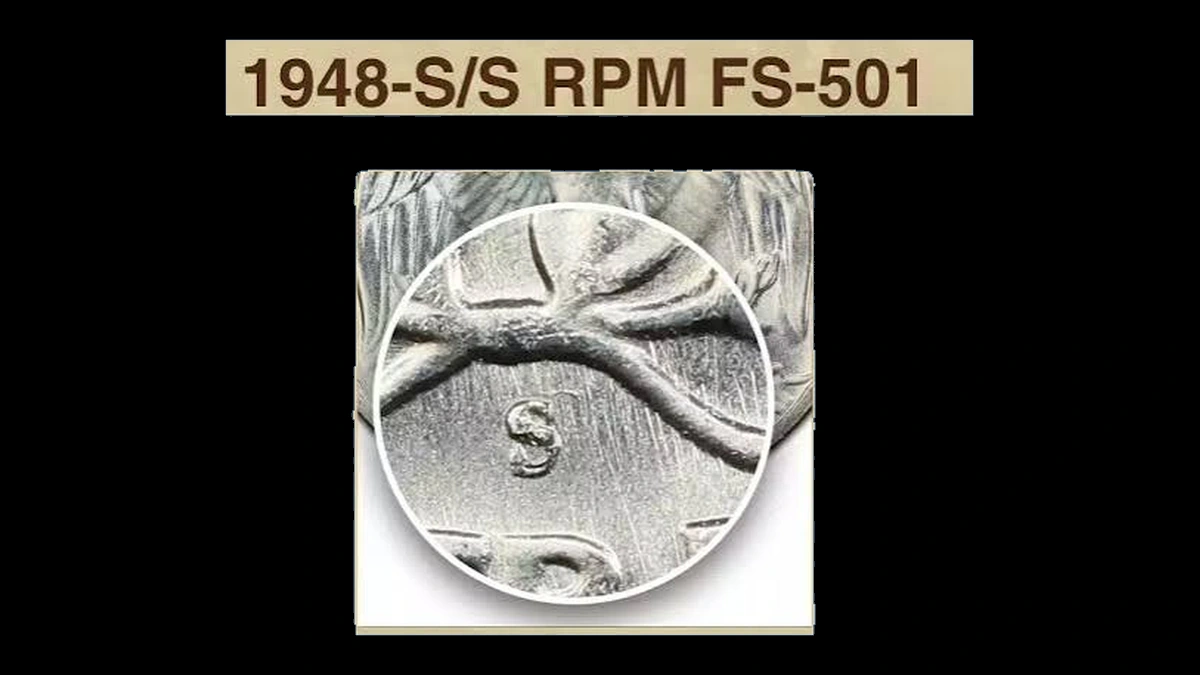 1948 Washington Quarter: Repunched S Mintmark