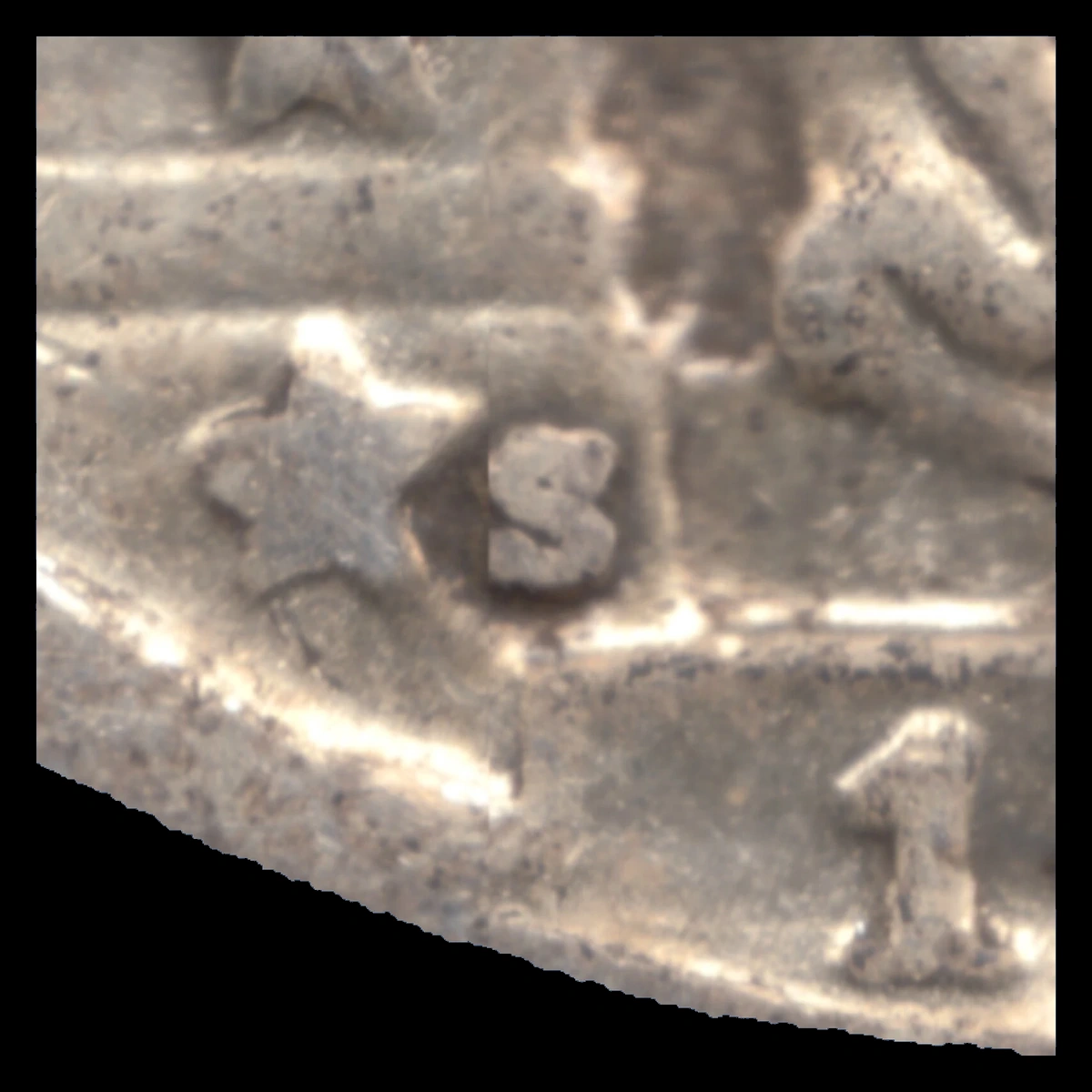 1930 Standing Liberty Quarter: Repunched Mintmark
