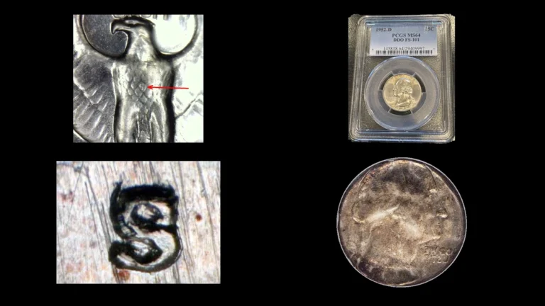 1952 Quarter Errors — error coin photographs