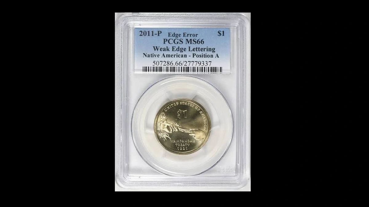2011 Sacagawea Dollar Errors — error coin photographs