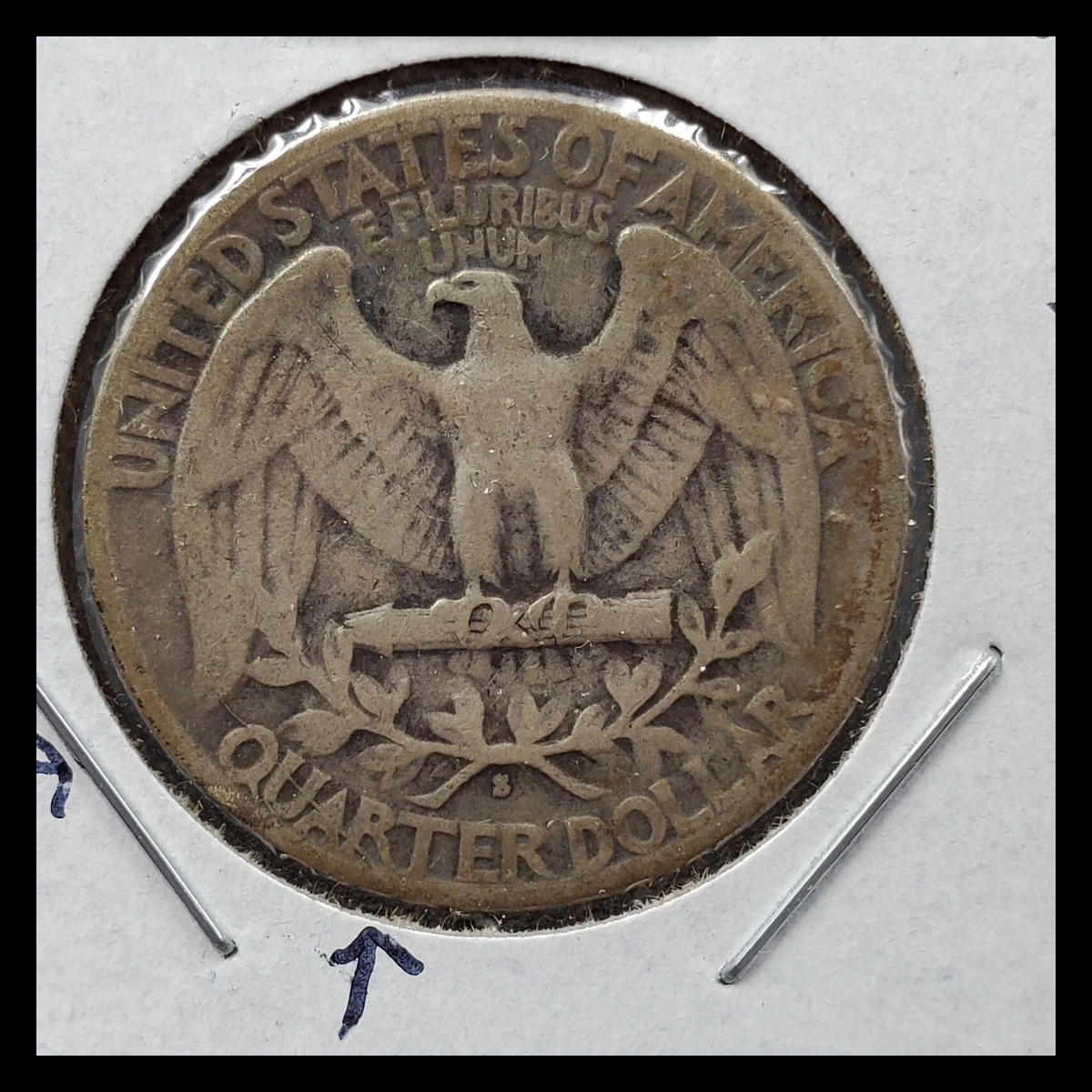 1940 Washington Quarter: Die Crack / Die Chip