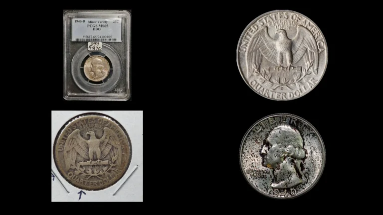 1940 Quarter Errors — error coin photographs