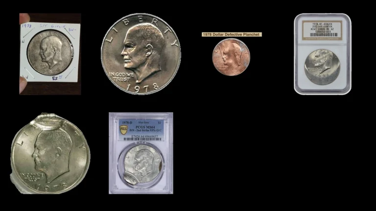 1978 Dollar Errors — error coin photographs