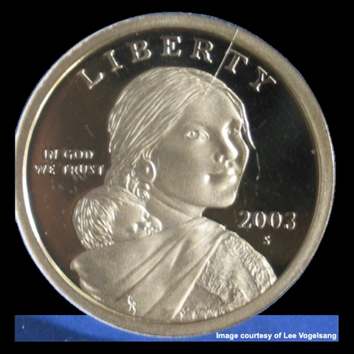 2003 Sacagawea Dollar: Die Crack / Die Chip