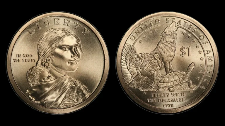 2013-P Pos.A Sacagawea Dollar, obverse and reverse