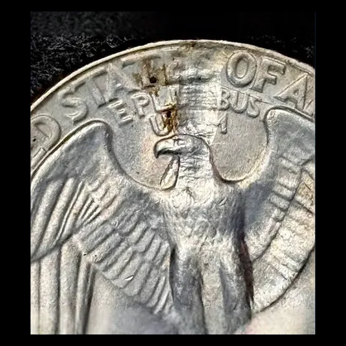 1944 Washington Quarter: Reverse Struck-Through