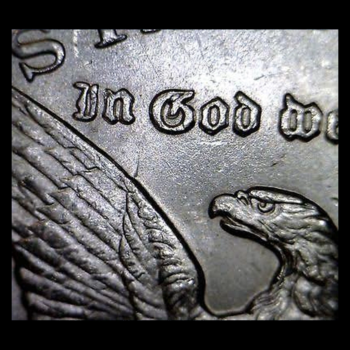 1889 Morgan Silver Dollar: Clashed Dies