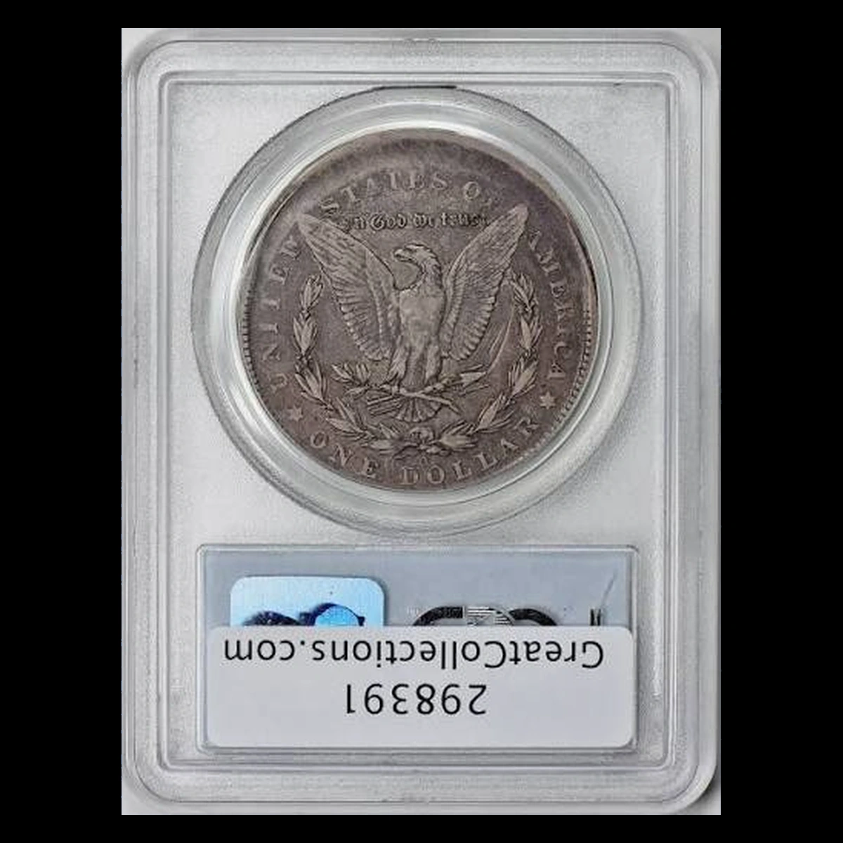 1889 Morgan Silver Dollar: Off-Center Strike