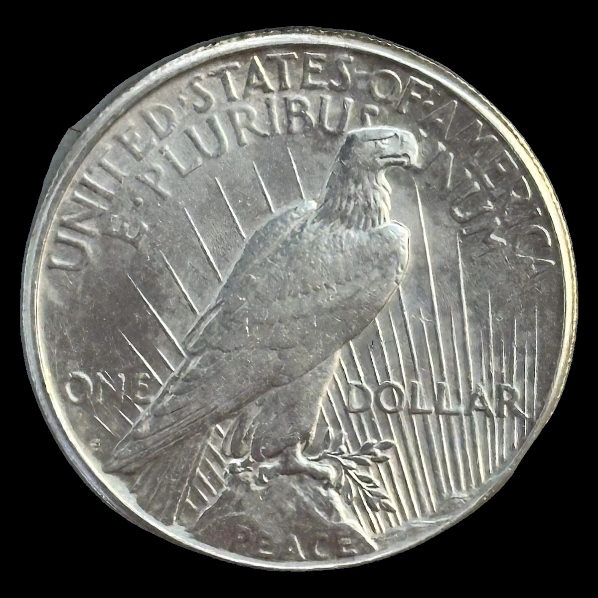1925 Peace Dollar: Missing Ray Counter Clash variety