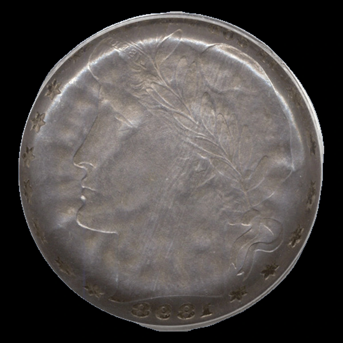 1898 Barber Quarter: Die Cap / Capped-Die Strike