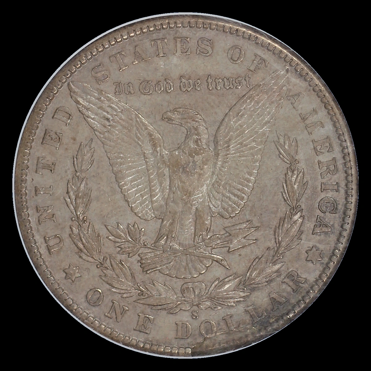 1902 Morgan Dollar: Lamination
