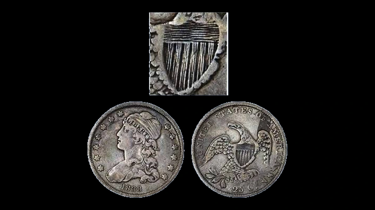 1838 Capped Bust Quarter: Multiple Strike