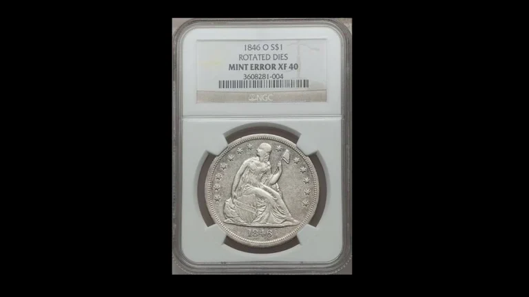 1846 Dollar Errors — error coin photographs
