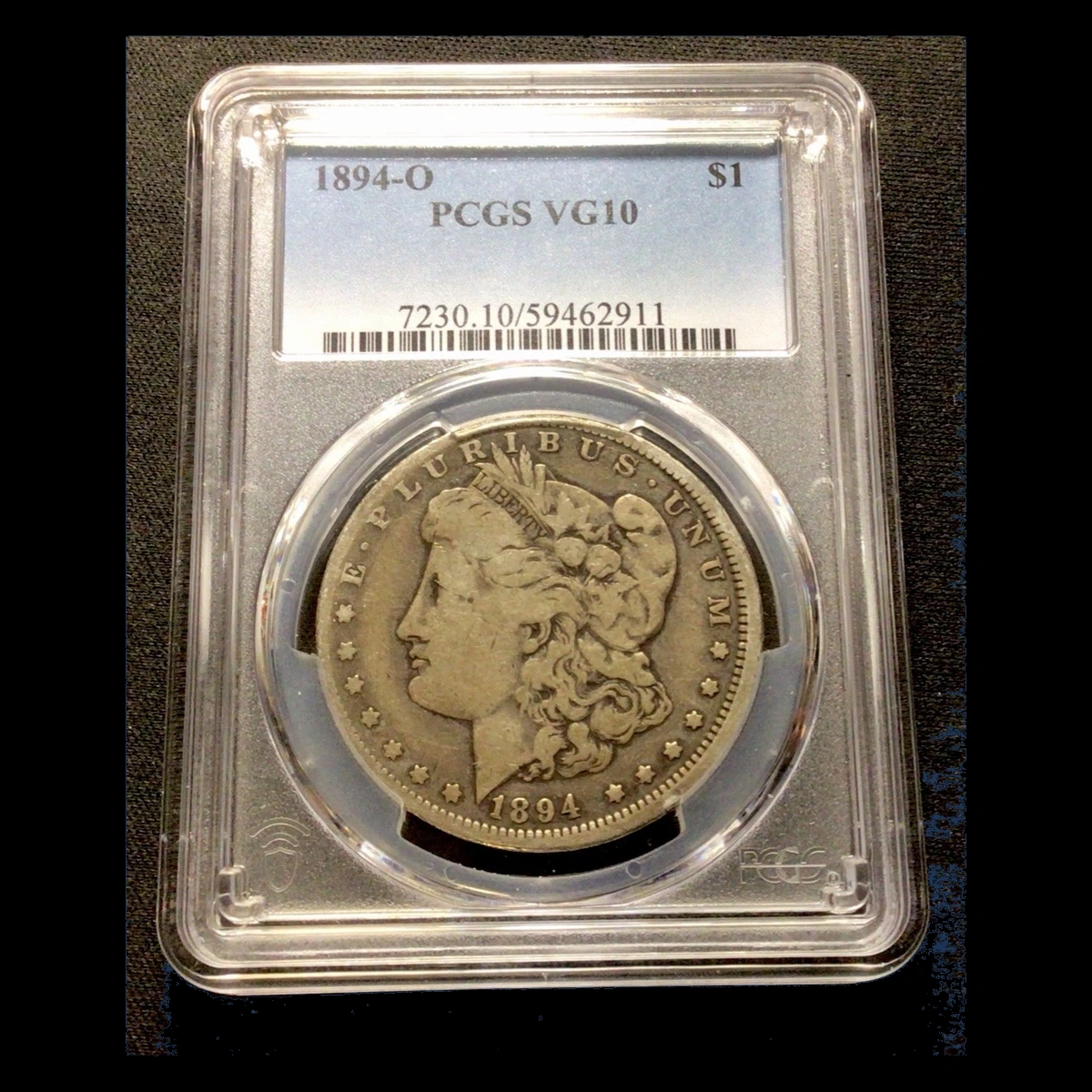 1894 Morgan Dollar: Misaligned Die