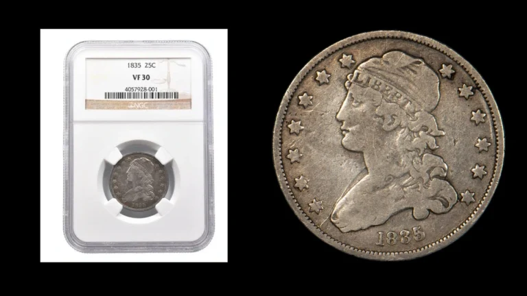 1835 Quarter Errors — error coin photographs