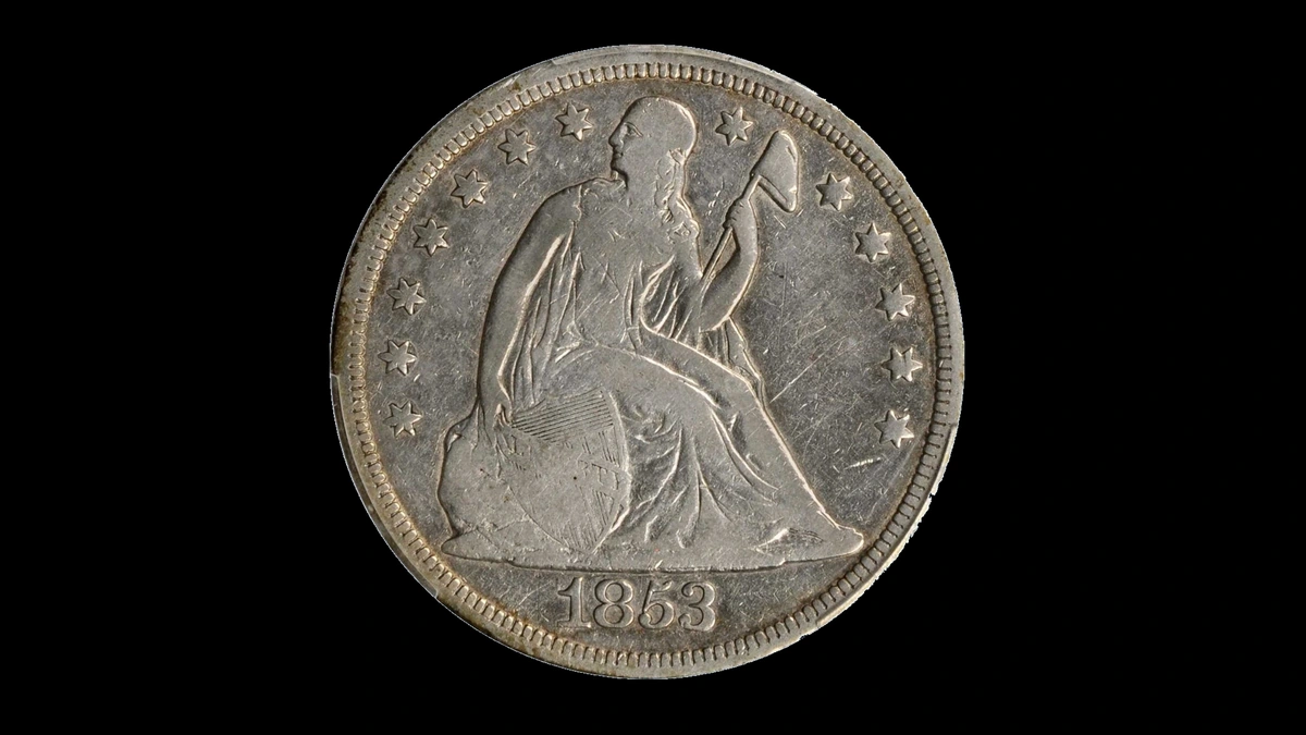 1853 Dollar Errors — error coin photographs