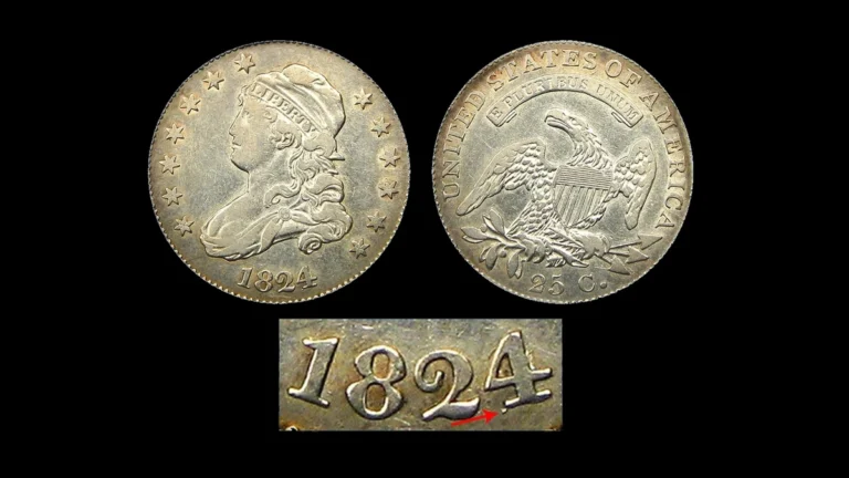 1824 Quarter Errors — error coin photographs