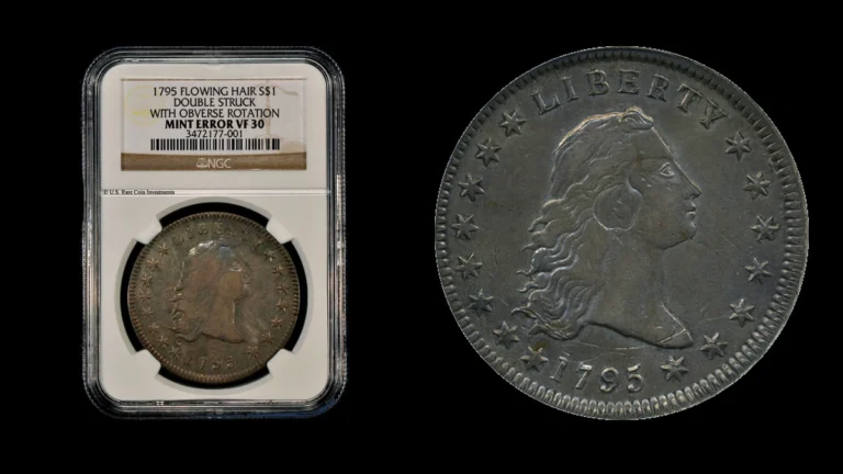 1795 Flowing Hair Dollar Errors — error coin photographs