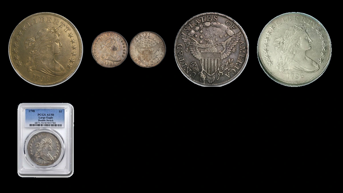 1798 Dollar Errors — error coin photographs